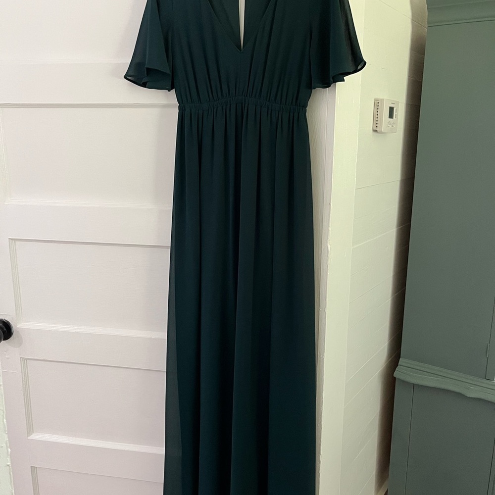Show Me Your MuMu Deep Green Maxi Dress